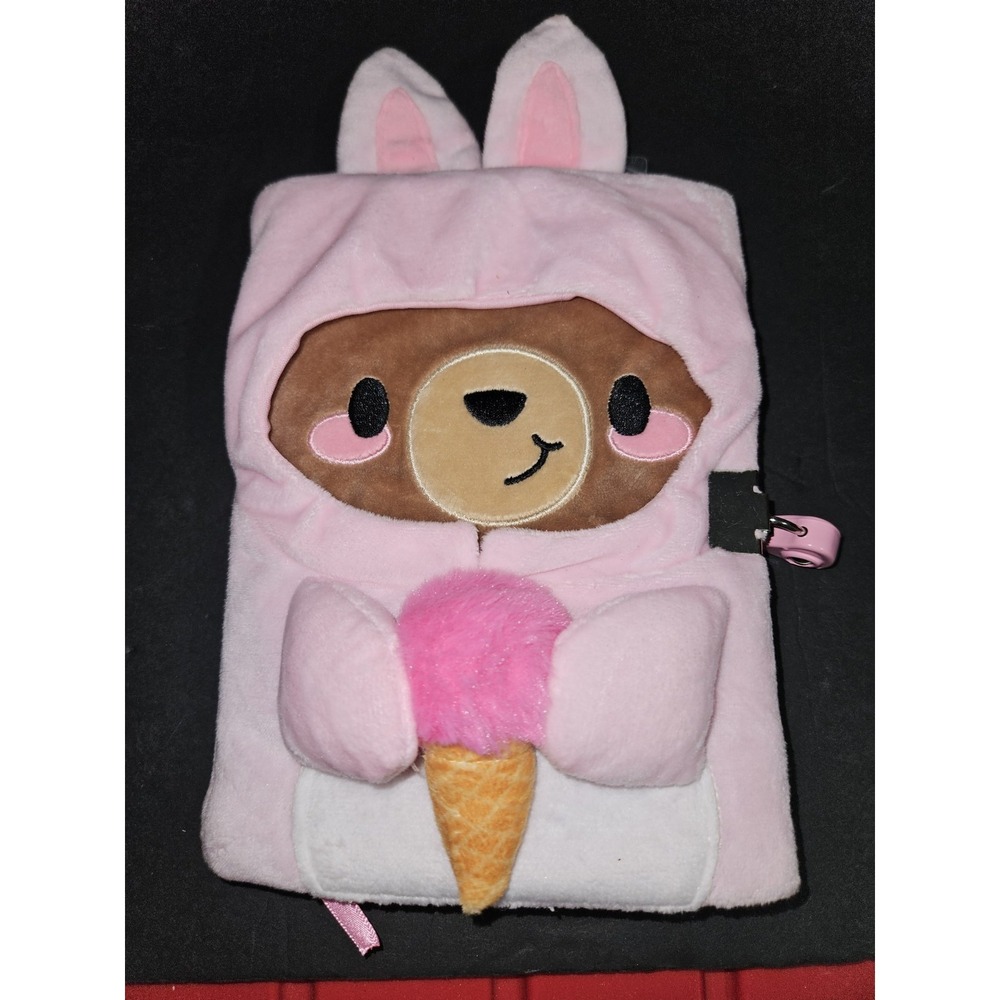 Claires Bear As Bunny Locked Diary 100 Pages New Keys Attached‎